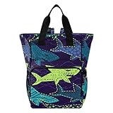 BOESI Multifunktionale Wickeltasche, Schultertasche, Wickeltasche, Rucksack, Mama-Tasche, Reiserucksack, mehrfarbig, One size