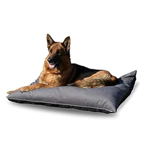 GM Coussin pour Chien et Chat – Lit Doux pour Chien déhoussable et Lavable – Hydrofuge, Anti-Taches, Antidérapant – Grand – L – 90×105 cm