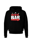 TOOLOUD He's BAE - Right Arrow Dark Hoodie Sweatshirt - Black - Medium