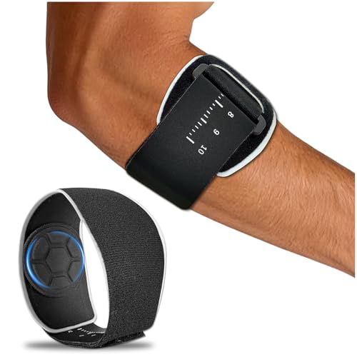 TOGETDREAM Coderas Epicondilitis, Coderas Ajustable y Antideslizante Cinta de Codo Tenista con Almohadilla de Silicona Coderass de Golfista para Tenis, Golf, Padel, Gym Hombre y Mujer