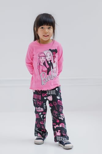 Image of Barbie Girls T-Shirt and Pants Outfit Set Toddler to Big Kid Sizes (2T - 14-16)
