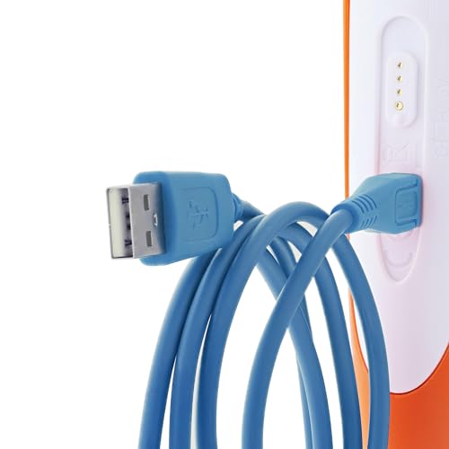 foto-kontor Ersatzkabel kompatibel mit Ravensburger TipToi Stift Eingabestift Generation 4 USB blau Verbindungskabel Ladekabel Datenkabel für Laden Synchronisieren Datenübertragung
