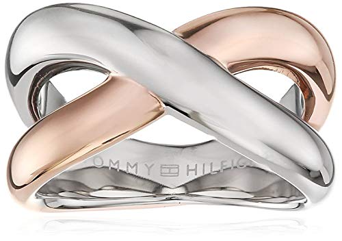 Preisvergleich Produktbild Tommy Hilfiger Damen-Ringe Edelstahl mit '- Ringgröße 58 2700965E