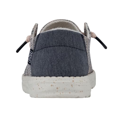 Image of HEYDUDE Women's Wendy Chambray | Women's Shoes | Women's Lace Up Loafers | Comfortable & Light-Weight