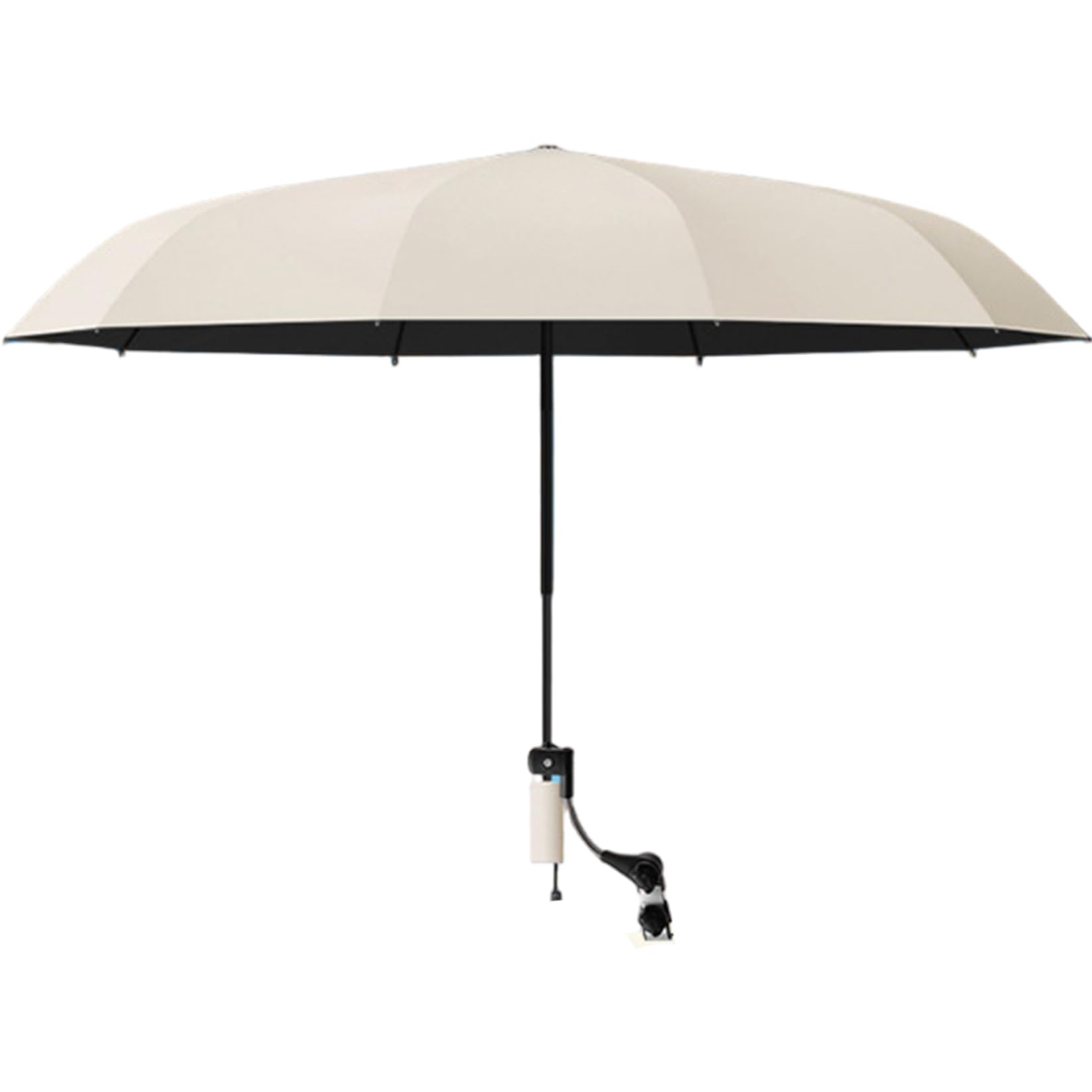 Parasol de Chaise avec Pince, Portable à Clipser pour Chaise, Pare-Soleil réglable à 360° avec Pince pour chaises de Plage, Camping et d'extérieur, 45, 28 Pouces diamètre