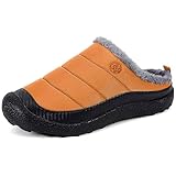 [Eagsouni] ウィンターサンダル メンズ ダウン スリッパ 冬用 サンダル ルームシューズ 室内履き 室外履き ベランダサンダル 裏起毛 防寒 撥水 滑り止め