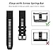 NotoCity Compatible with Fenix 6 Watchbands 22mm Band for Fenix 7/6/6 Pro/5/5 Plus/Fenix 8 47mm/Forerunner 935/945/955/965/Approach S60/S62/S70/Quatix 5(Black)