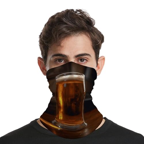 Pasamontaña respirable y a prueba de viento para rostro, con diseño de taza de cerveza, protector solar y contra el polvo, para hombre y mujer miniatura 3