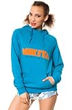 Pullover Hoodie Nikita Damen Reykjavik Hoodie Gr. 38, Caribbean Sea