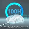 SOLAKAKA SM600 White Wireless Gaming Mouse,Tri-Modes BT5.1/Type-C Wired/2.4G Wireless Mouse with 2 Side Buttons, Programmable Macro Gamer Mouse with RGB Light for Laptop/PC/Mac #4