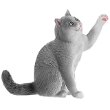 gato british shorthair precio peru Figura de gato artificial realista: colores vivos y poses dinámicas. ideal para profesores, coleccionistas, amantes de los animales, etc