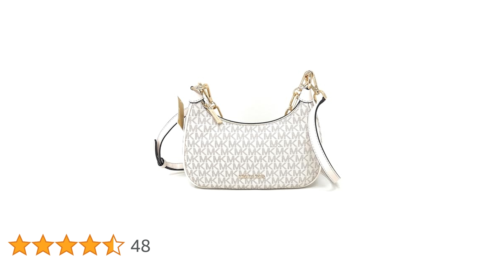 MICHAEL KORS ホワイト ビジネスバッグ Michael Kors Women's Marilyn Medium Top-Zip Tote Bag, Gold