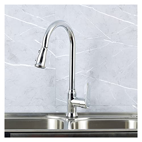 Robinet mitigeur cuisine extractible eau chaude froide pour évier lavage - 2