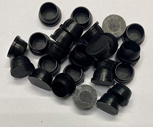 Image of Protection Force Plug for 11 /32 inch-9 mm Hole (Pack of 25) 3 /8-16 UNC 3 /8-24 UNF M10 Thread Nut Cover Seal LDPE Plastic Mount