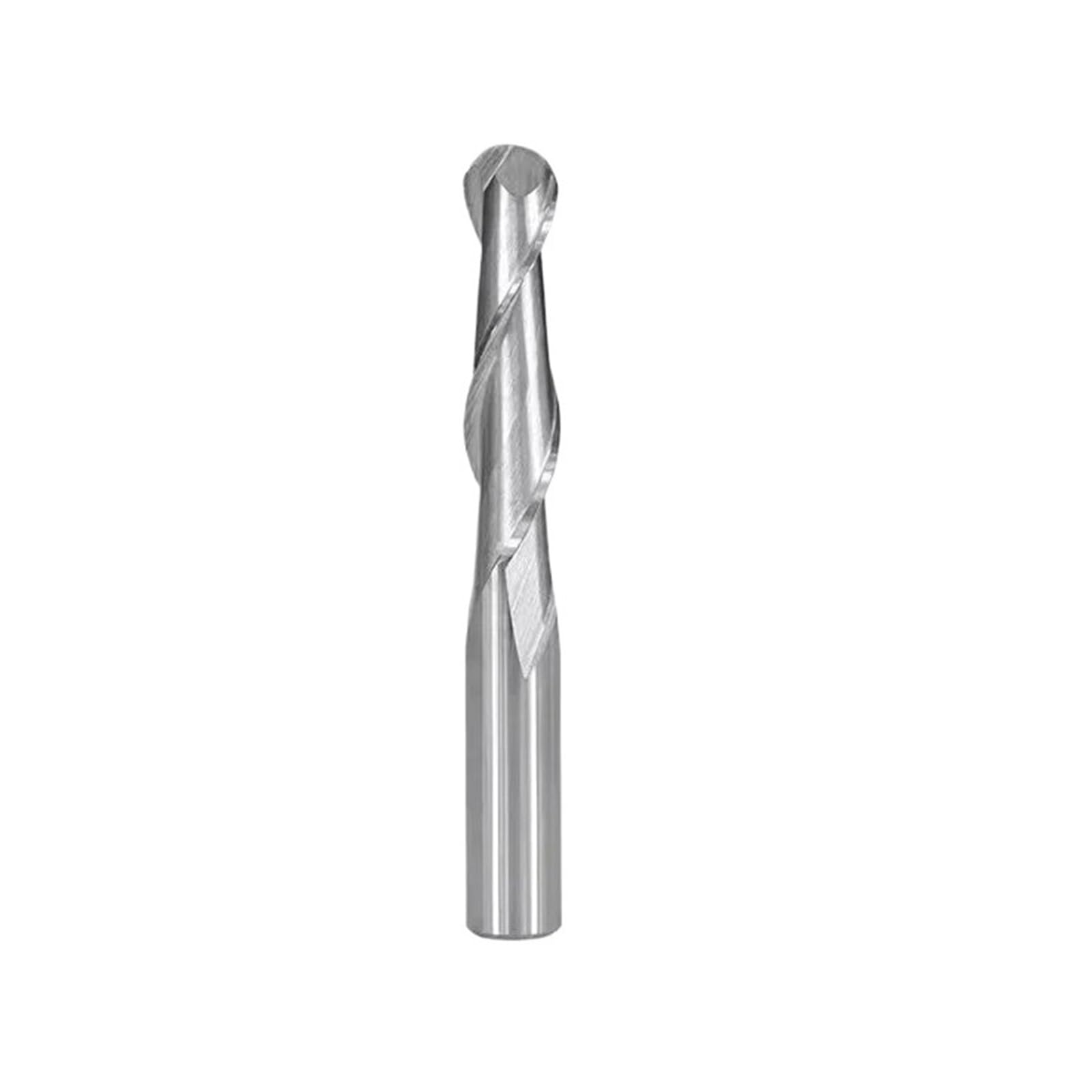 1PC Fresa A Sfera Elicoidale A Doppio Taglio Utensile CNC In Metallo Duro Lavorazione Del Legno Taglierina for Grezza