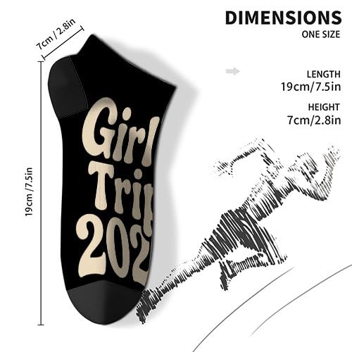 Girls Trip 2025 Boys Crew Socks Cotton Socks For Men's4