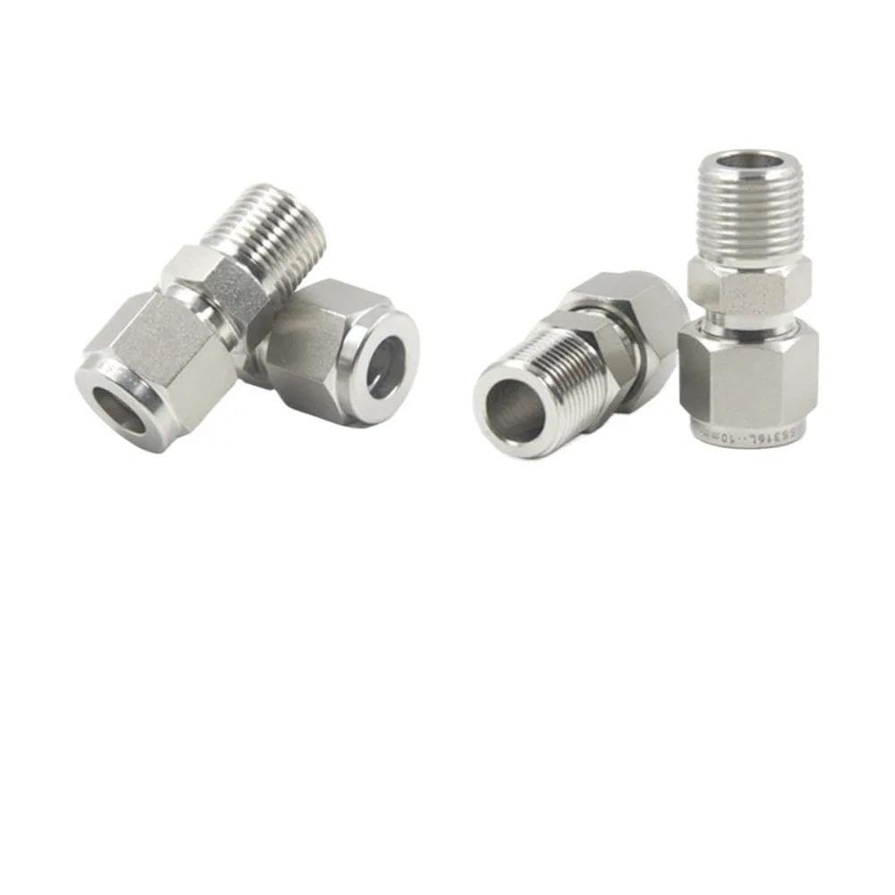 Union Compression Tube, connecteur raccord tuyau en acier inoxydable 316L