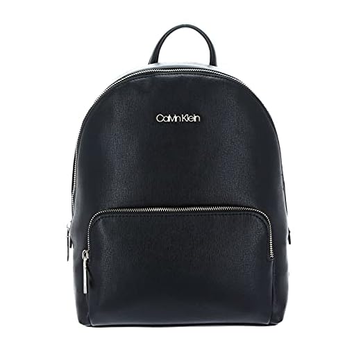 Calvin Klein – dammode ryggsäckar – handväskor kvinnor – miniryggsäck – väskor kvinnor – ryggsäck kvinnor – campus BP W/PCKT, Svart - Ck svart - en storlek