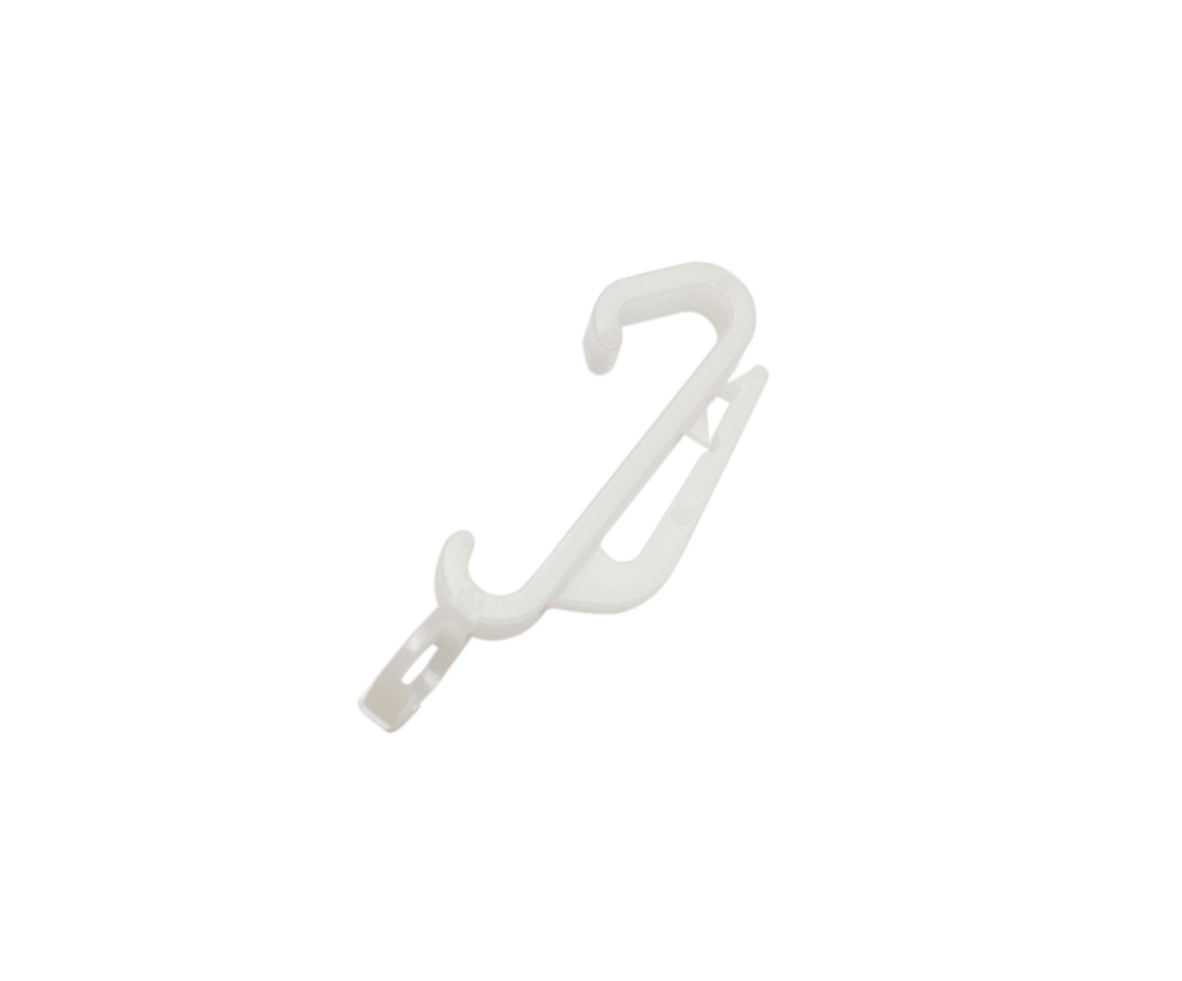 Gardinia Clip-Glider for Perfectline Curtain Rail, 20 Pieces, Plastic, White