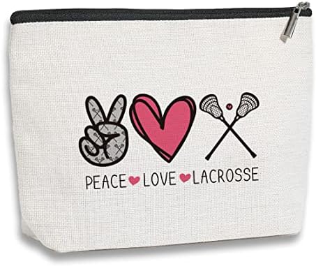 kdxpbpz Lacrosse Gifts Funny Gifts for Boys Girls Lacrosse Makeup Bag Gifts for Lacrosse Moms Team Member Players Birthday Christmas Gifts for Women Her Coworker Daughter Sister Friend BFF Bestie