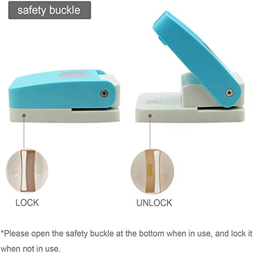 1 Inch Square Punch Craft Lever Punch Handmade Paper Punch For Crafting Scrapbooking Cards,Diy Cards Making Candy Color By Random 1X1 Inch Square Punch #TOP4