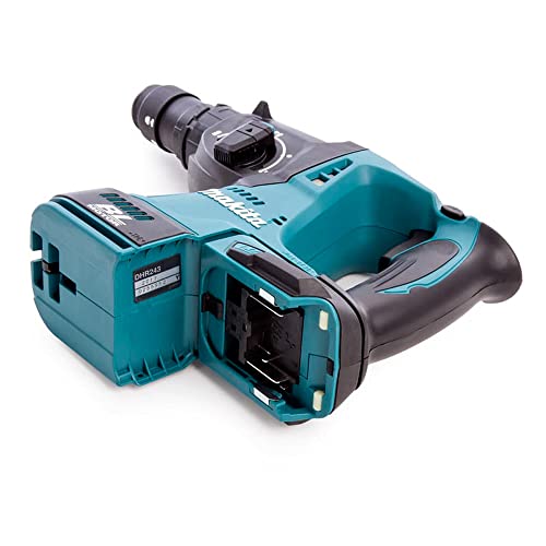Makita DHR243Z Bohrhammer Sds Plus 2 Joule 24 mm Bl Lxt 18 V + 1 Akku 18 V 3 Ah Li-Ion Bl1830B + Makpac Koffer – Bild 4