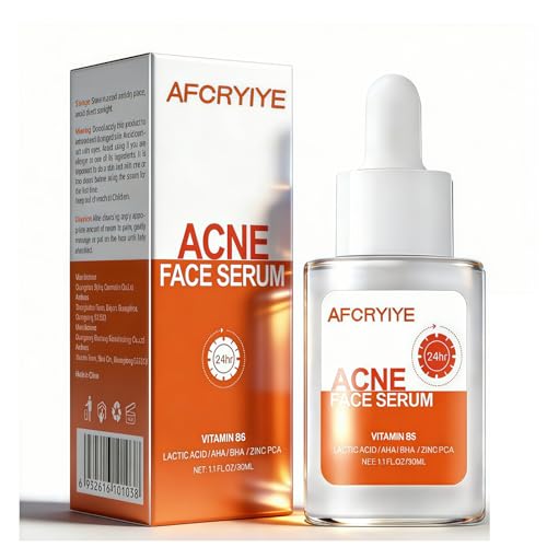 Salicylic Acid Face Serum with BHA & AHA - Blackhead Remover, Pore Refiner - For Acne Prone, Oily & Combination Skin - Gently Helps Clear Clogged Pores - Skin Care for Men & Women 30 ML