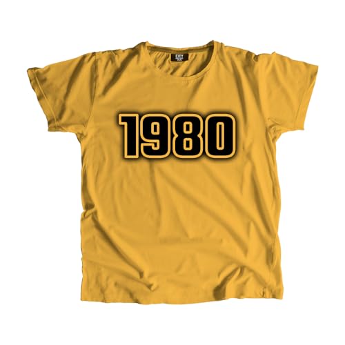 T-shirt 1980 homme cadeau idéal pour un anniversaire vintage mémorable