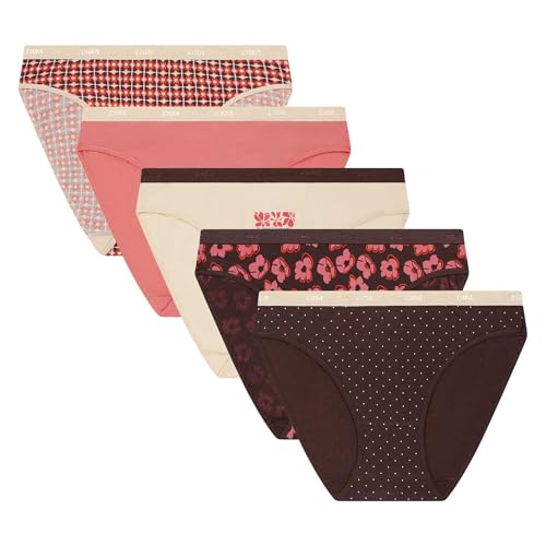 Dim Lot de Culottes Les Pockets Coton Confortable Femme x5