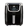 PowerXL Air Fryer Steamer 7 QT 10-in-1 XL Vegetable Steamer and Air Fryer Combo, Toast, Bake, Roast, Broil, Dough Proofing, Warm, Defrost, ST006, Black (7 QT)