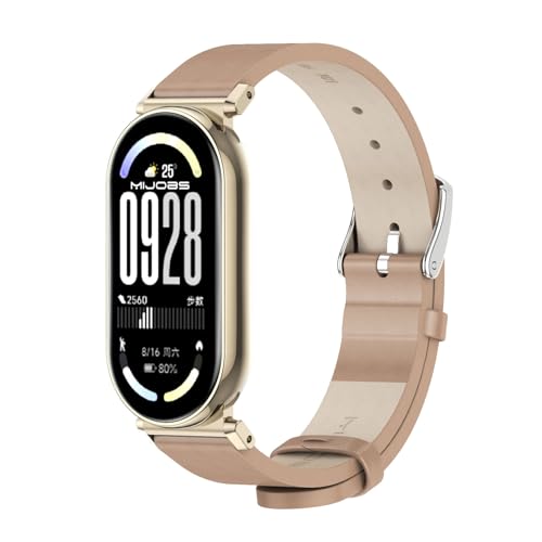 MIJOBS Correa Compatible con Correas Xiaomi Mi Band 10/9/8,Pulsera Ajustable para Xiaomi Smart Band 10 Bracelet Metalica de reloj