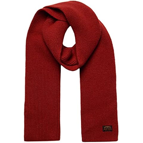 Superdry Men's Radar Scarf in Americana Red Cover