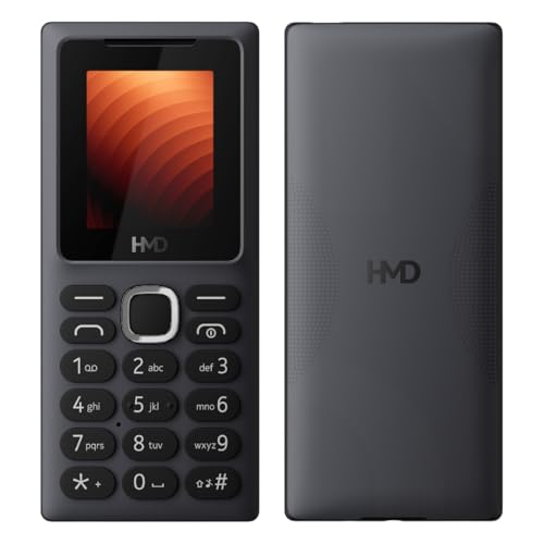 Image of HMD 100 Keypad Mobile Phone | Single SIM, Long Lasting Battery, Durable Design, Wireless FM Radio, Phone Talker, 1-Year Replacement Guarantee | Grey