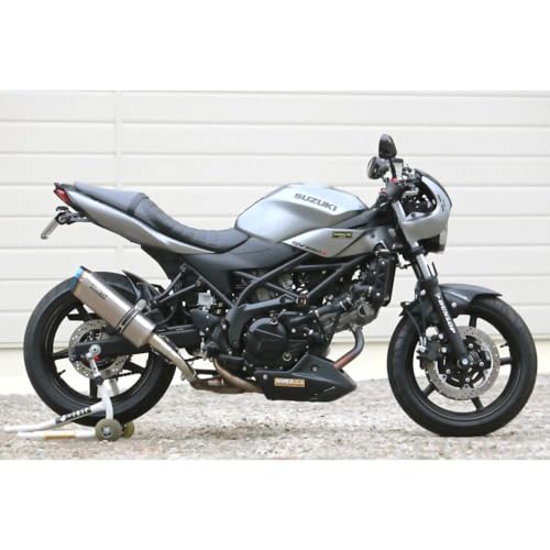 セールします。欲しい方お早めに。イクシルsv650スリップオンマフラー 0038974_oval-carbon-
