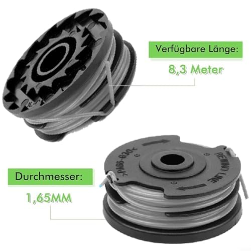 Jonikuper Lot De 6 Bobines De Fil Double Fil De Rechange Pour