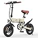 Traotay 14' Bici Elettrica Pieghevole, Bicicletta elettrica Adulto 36V 7.8AH...