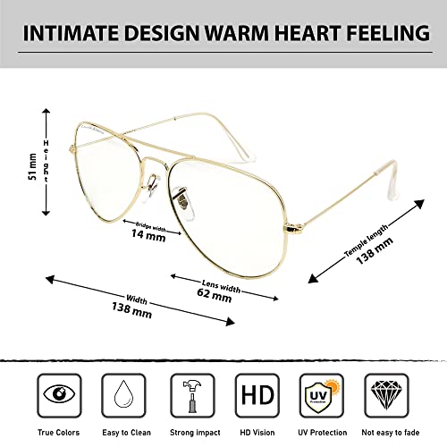Image of Louis Kouros Armstoner Aviator Classic Trendy 3026 sunglasses | Mirror Lens | 400 UV Protected | For Men's Women's | Medium | 62mm Lens Width