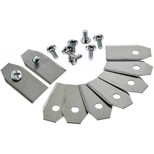 9x Cuchillas de recambio, cuchillas de corte (0,75mm) para Robot Cortacésped Husqvarna Automower 330X