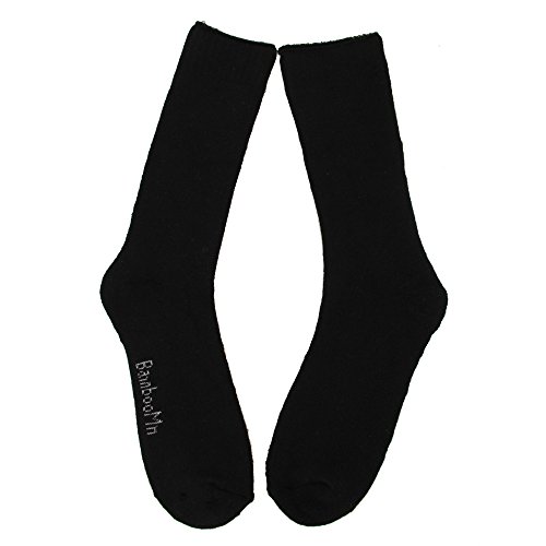 BambooMN Men's Extra Thick Superior Wicking Bamboo Fiber Socks - 4 Pair Value Pack2