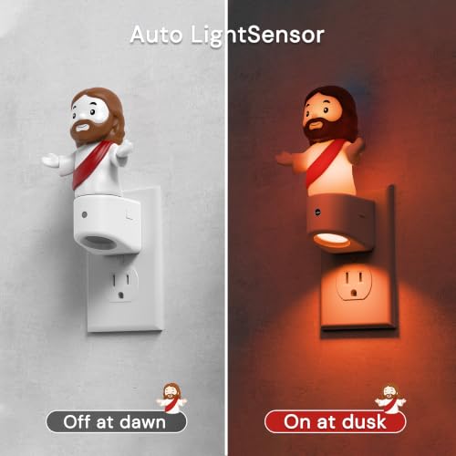 Image of L LOHAS LED Night Light for Kids,Jesus Night Light,Color Changing