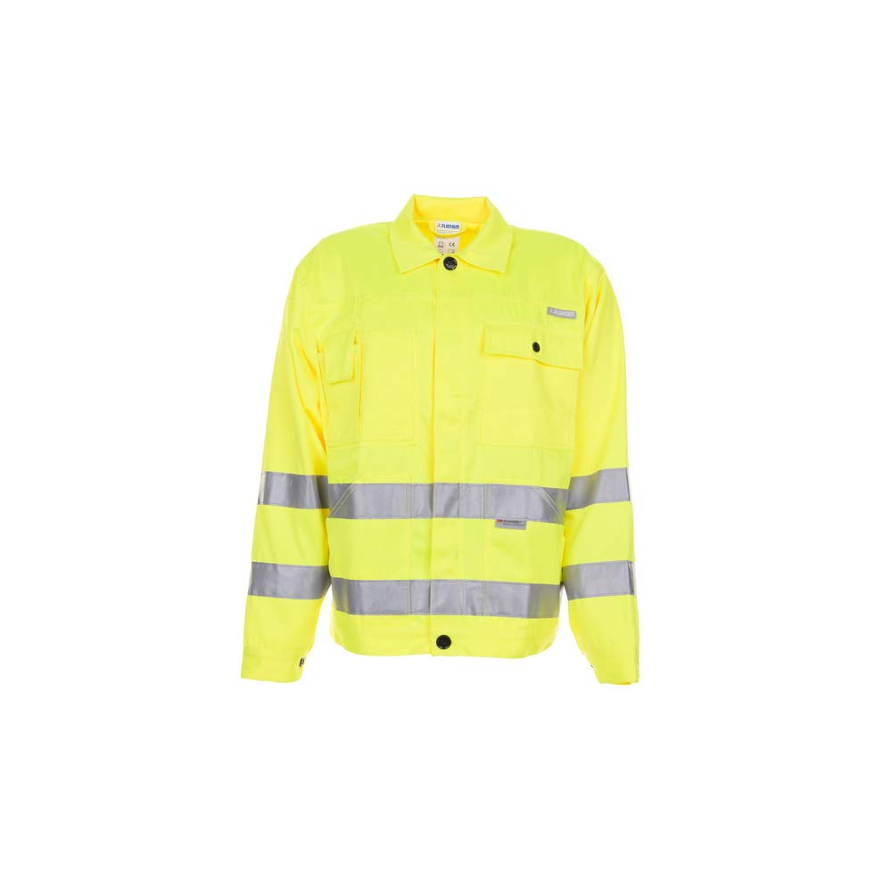 Planam 2002026 Warnschutz Bundjacke, Uni Gelb, Größe 26