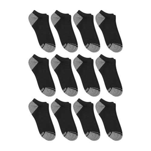 Image of Hanes Men's Socks, Active Cool X-temp Lightweight Moisture-wicking Cushioned Ankle, Crew and No Show, 12 and 14 Pair Packs