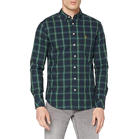 Joules Men's Wilby Green Check Casual Shirt Cover