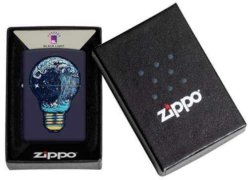 Encendedor Zippo Black Light Toxic Waves Navy Matte miniatura 6