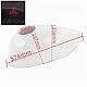 Motorrad Full Gas Tank Cover Protector Fuel Oil Case Guard Karosserie Verkleidung Kits für Rebel CMX 500 CMX500 Rebel500 2017-2023 Rebel CMX 300 250 CMX300 CMX250 2021-2023 (Schwarz)