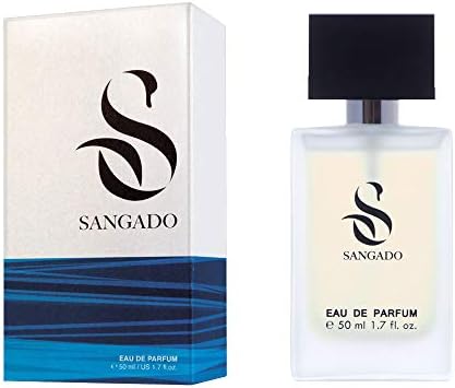 SANGADO Mr. Charming Perfume for Men, 8-10 Hours Long-Lasting, Luxury Smelling, Aromatic Green, Fine French Essences, Extra-Concentrated (Eau de Parfum), Fresh for Men, 50 ml Spray