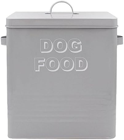 Lesser & Pavey Sweet Home Large Dog Food Container, Cream