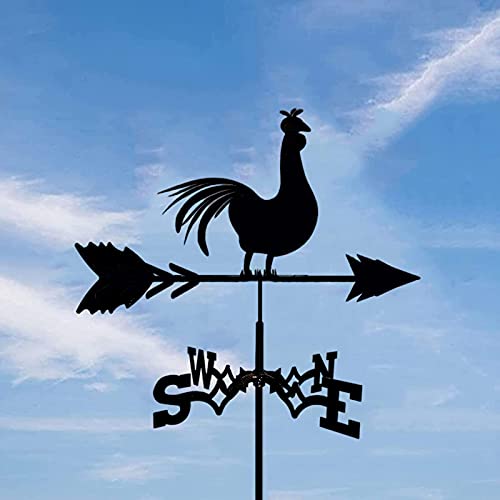 Girouette en fonte pour toit de ferme indicateur de direction du vent en métal