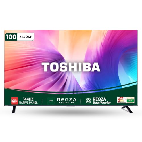 Image of Toshiba 100 Inch 100Z570SP Mini Dimming LED | QLED | 144Hz Game Mode| Dolby Vision IQ | AI Picture & Sound | Hands-Free Voice