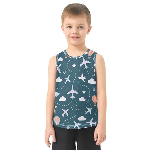 Tank Top for Boys Quick Dry Kids Sleeveless Undershirts for Basketball Sports2